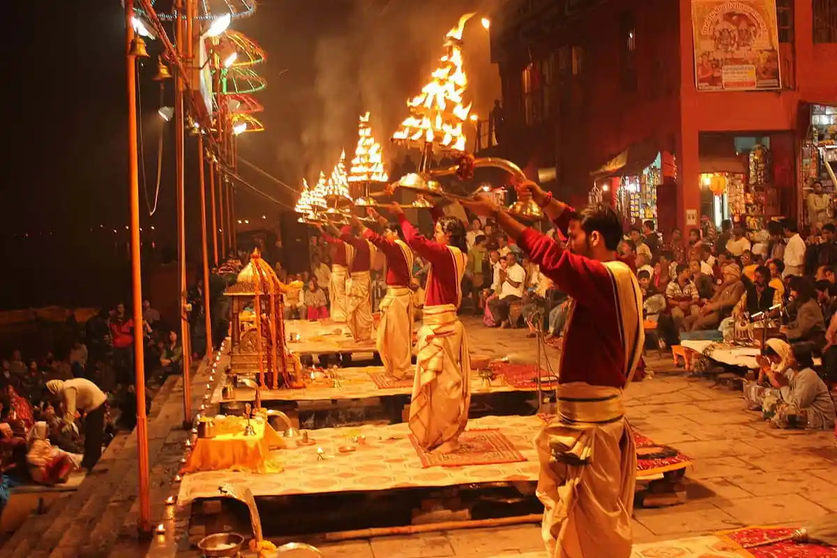 Ganga Aarti at Dashashwamedh Ghat